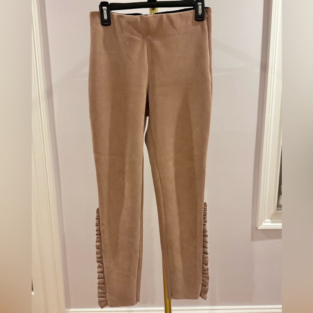 ZARA • Suede Blush Pants
